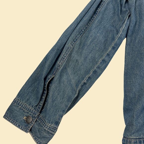 Vintage 90s denim jacket by J. Jill Denim, vintage size LT Tall jean jacket - Picture 5 of 6